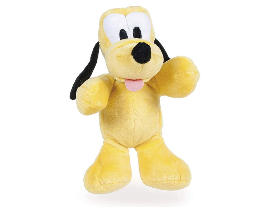  pluto chien peluche jaune 15 cm 